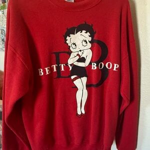 Fruit of the Loom Red Sweatshirt